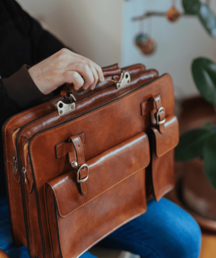 Pure Leather Laptop Bag